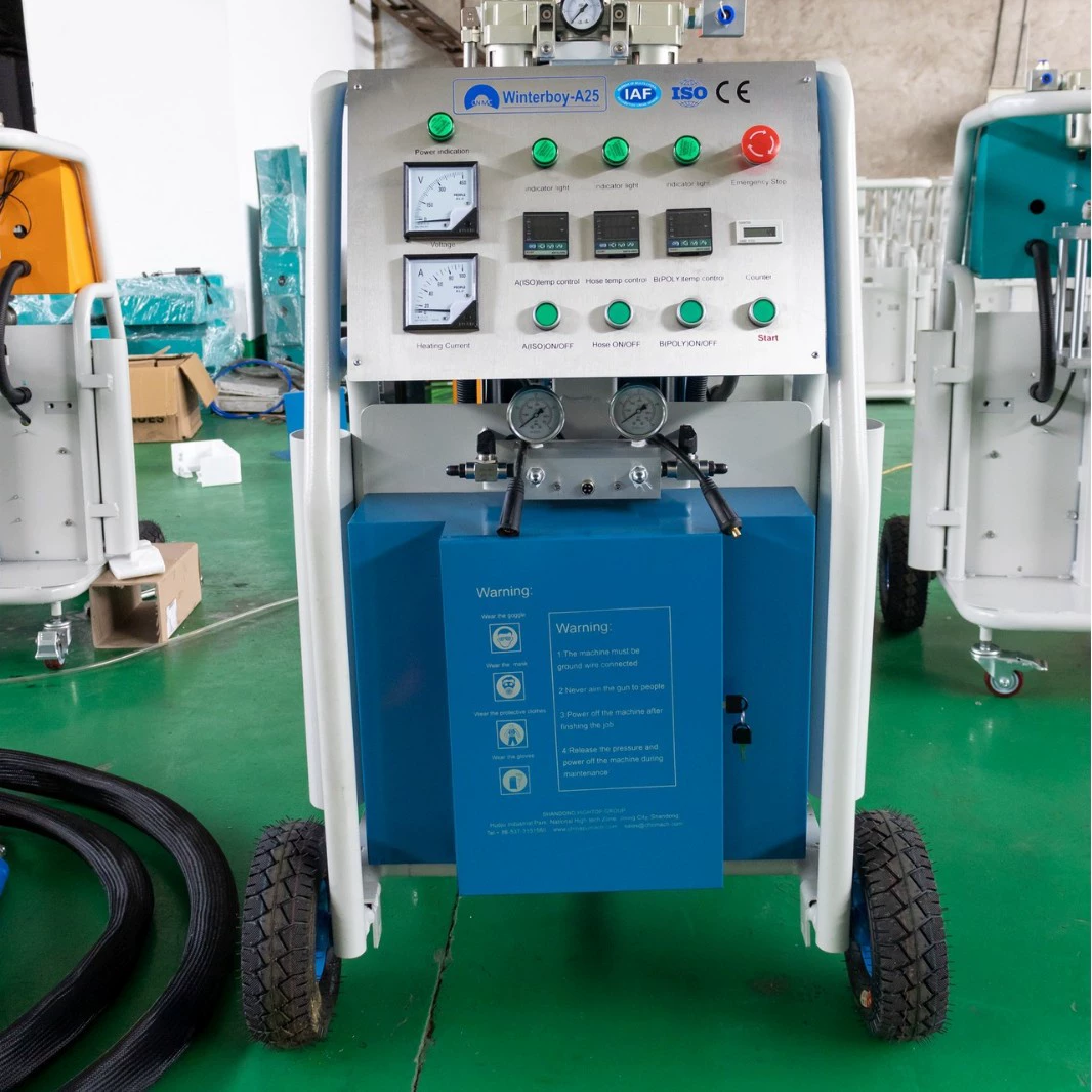 Машина для напыления полиуретана и полимочевины Haituo A25 для декоративной отделки наружных стен зданий, оборудование для напыления поверхности труб.