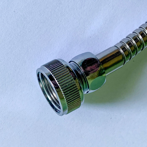 Factory direct sales stainless steel double buckle electroplated encrypted copper core alloy room shower head shower pipe shower hose