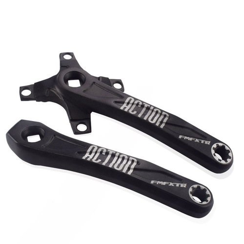 170/172.5/175mm aluminum alloy mountain bike crankset square hole crank single disc modification accessories cross-border