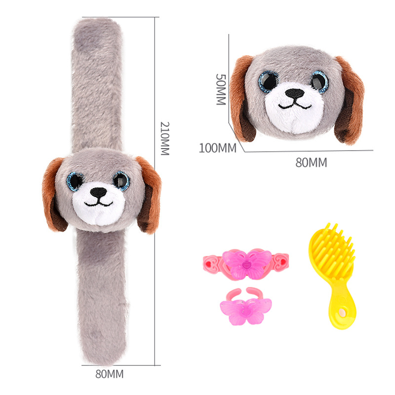 HX221741-plush 개 팔찌 세트