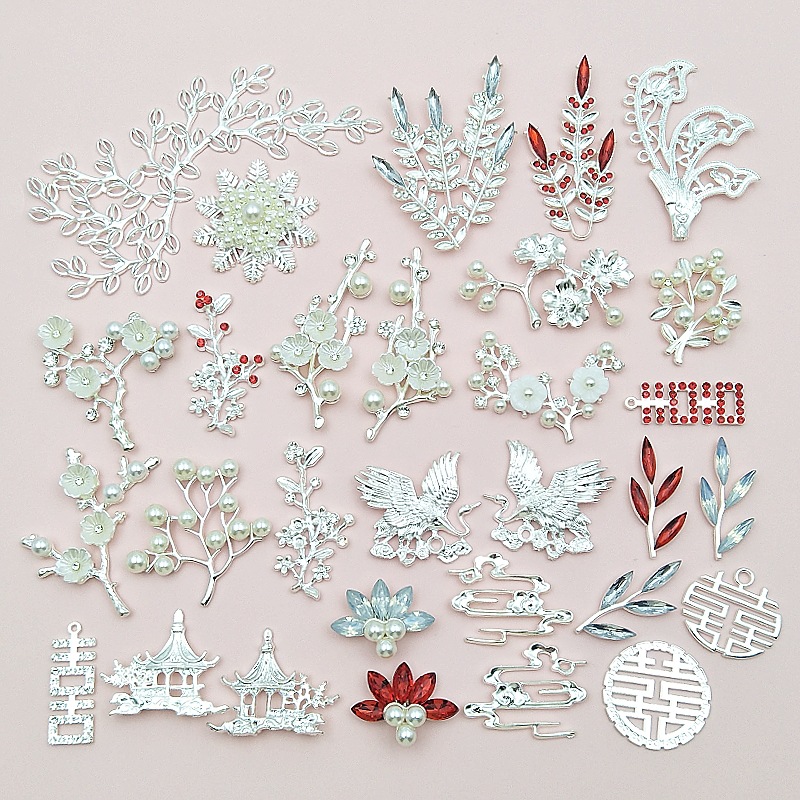 Stone inlay for bride pearl
