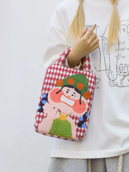 Computer Bag, Tablet Laptop Bag, iPad Handbag, Thickened Anti-Fall Bag, Inner Bag, New Cartoon Cute Bag