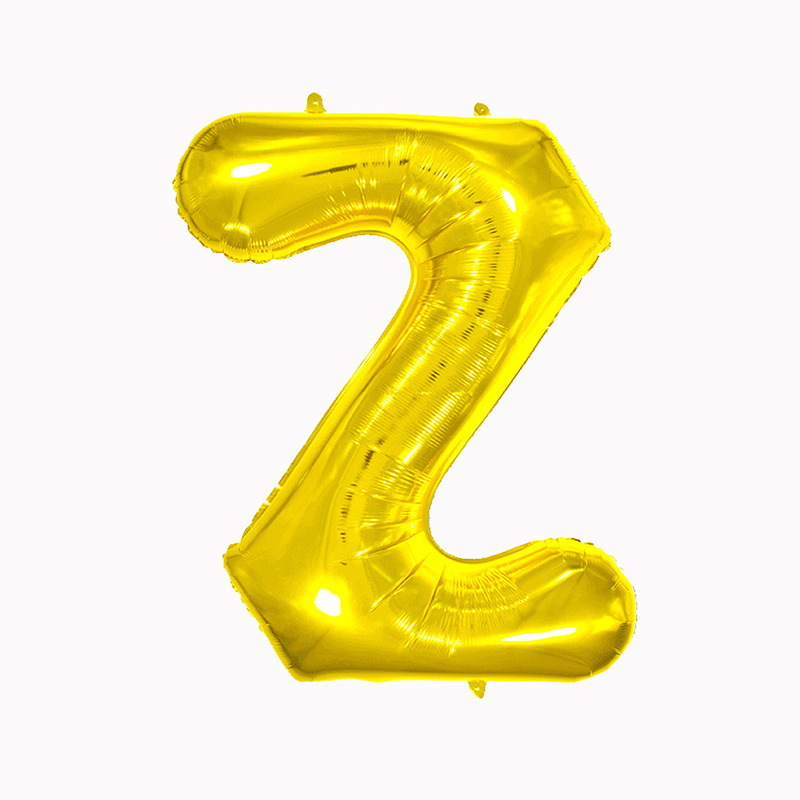 32 pulgadas 40 pulgadas 16 pulgadas inglés carta globo de aluminio fiesta de cumpleaños decoración de la boda papel de aluminio globo escena diseño