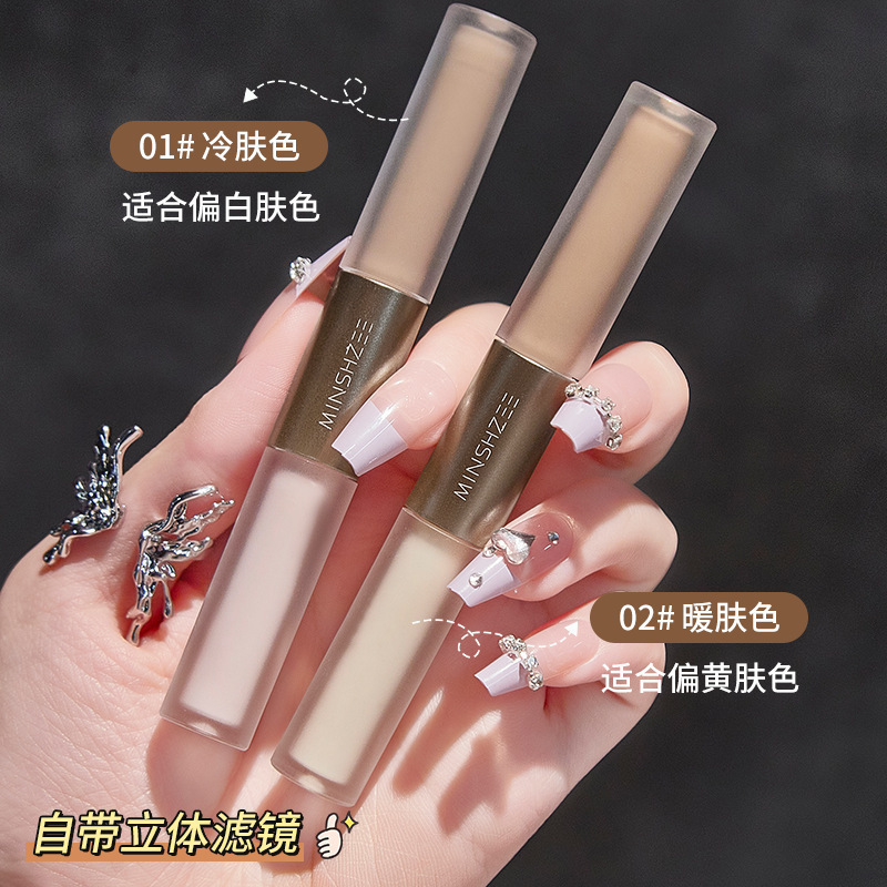 Double-sided highlighter for contouring