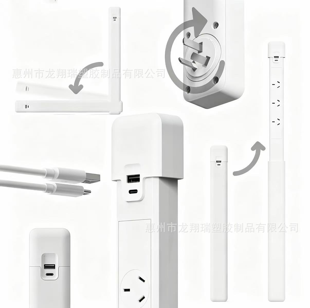 Nuevos productos transfronterizos Electrical Outlet Extender Enchufe Sofá Mesilla de noche Expansor