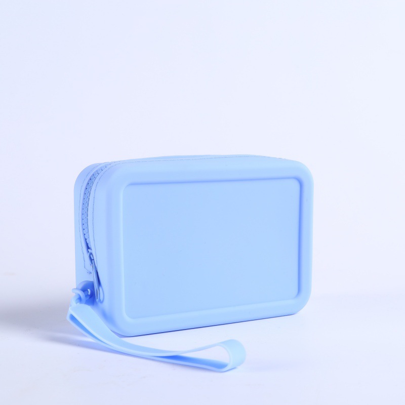 インターネットセレブシリコン収納小さな正方形バッグポータブルキードキュメント収納袋口紅化粧コイン小銭入れ