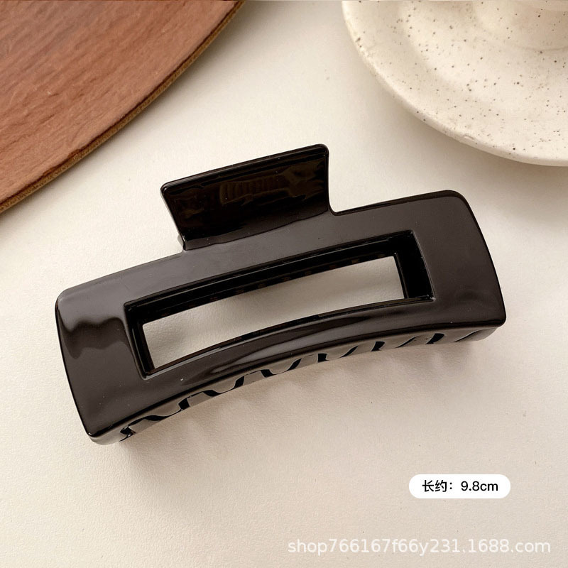 La parte posterior de la cabeza horquilla de perlas grande al por mayor pinza de metal ins pinza de tiburón sensación de alto nivel, simple, horquilla femenina