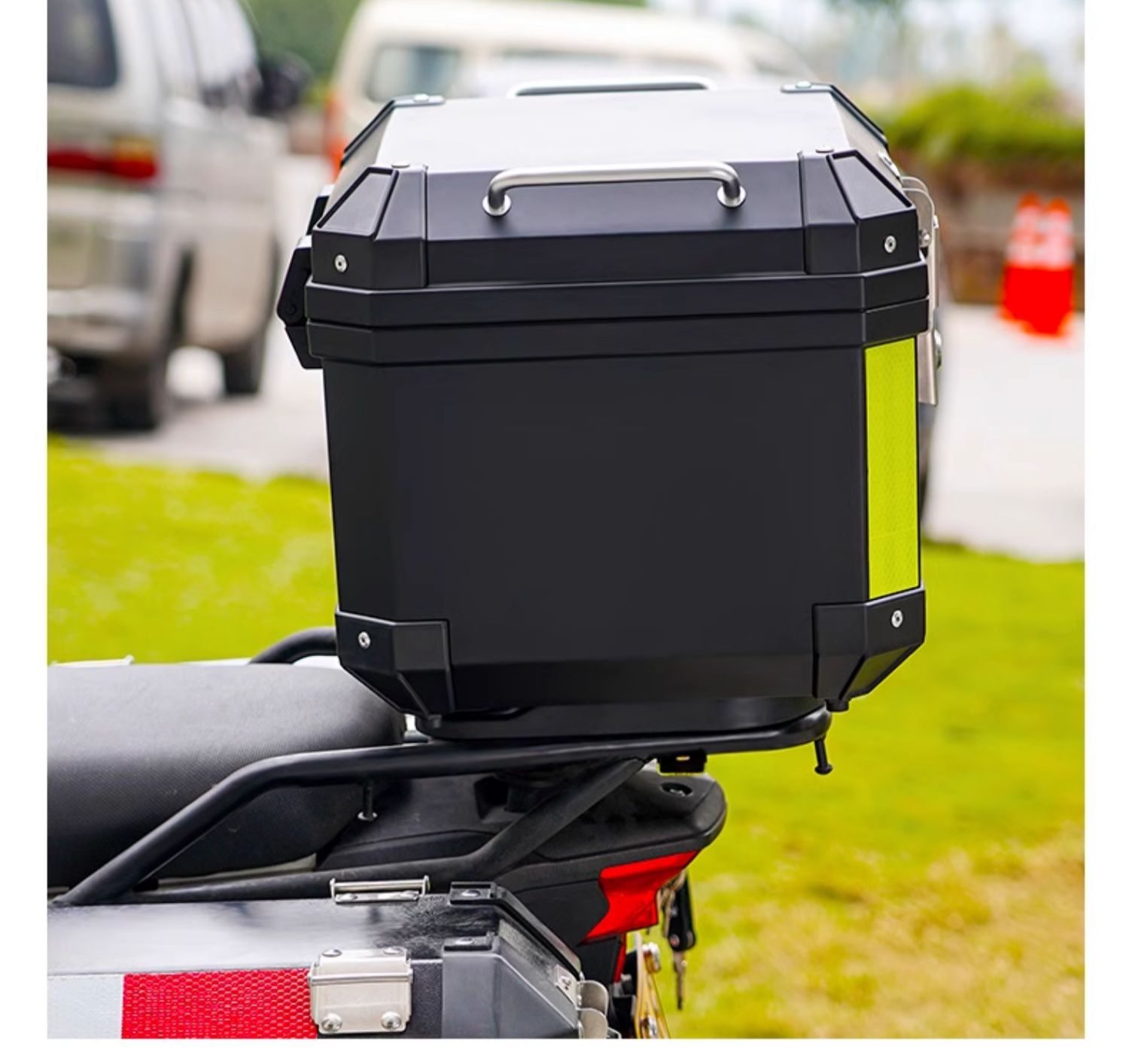 Suitable for Motorcycle Non-Aluminum Alloy Tail Box Large Capacity Trunk Scooter Electric Vehicle Luggage Box Large Size