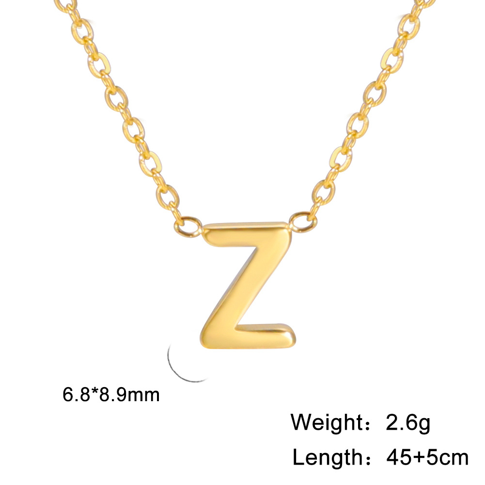 Golden, letter Z