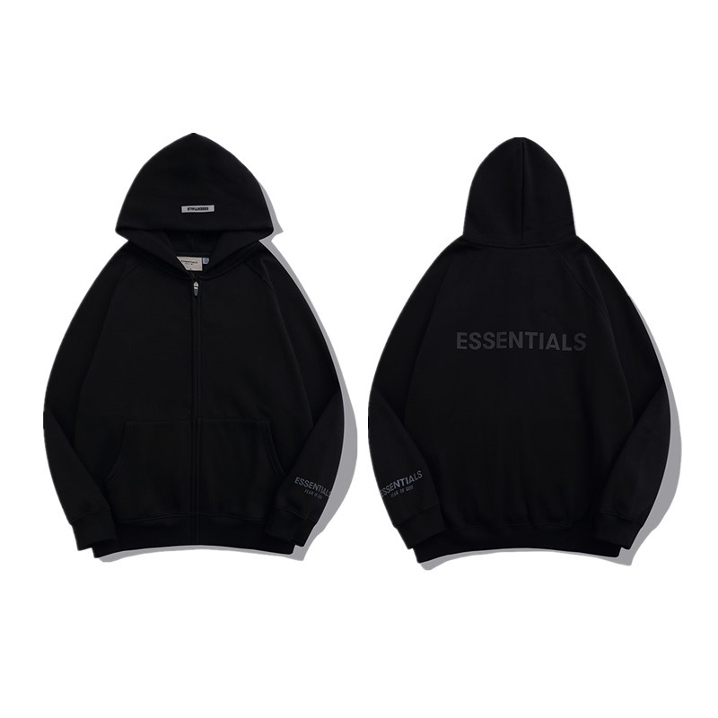 FOG ESSENTIALS letras de silicona estereoscópica hombres y mujeres americanos camisa con sudadera con sudadera con sudadera image 24
