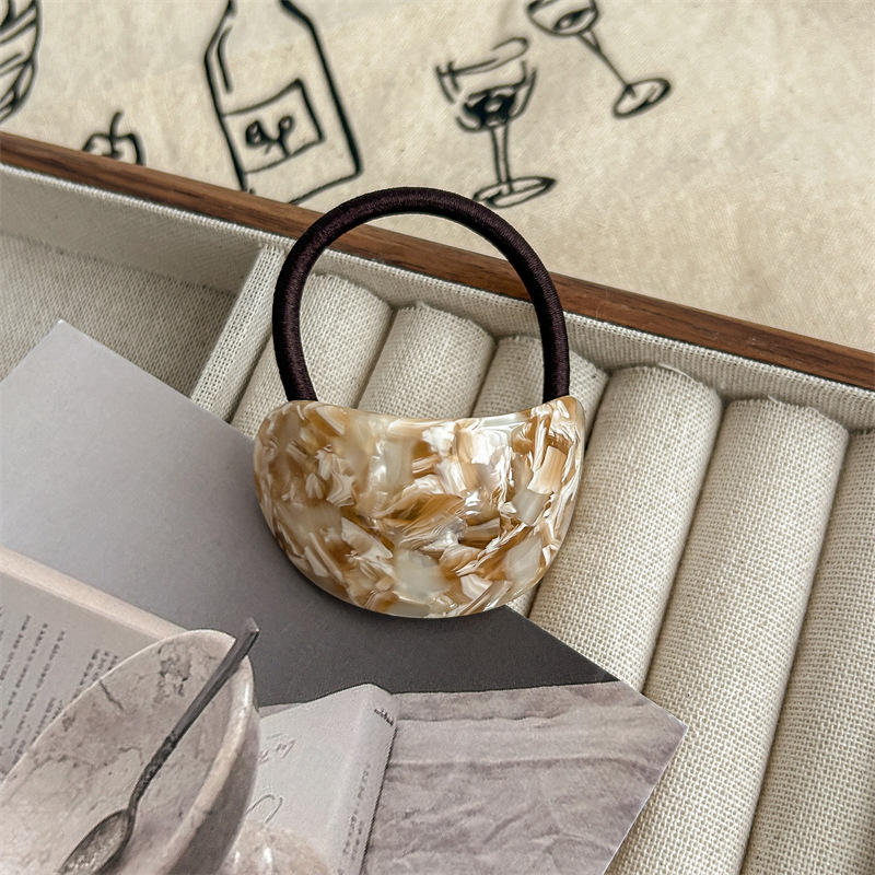 25g Weight Hair Tie Hair Accessories Type 1 Piece Quantity Holiday, Daily Occasion Acetic acid sheets Material Color Block Pattern Women's Gender Simple Style, Classic Style Style Women's Simple Style Classic Style Color Block Cloth Acetic Acid Sheets Hair Tie 8