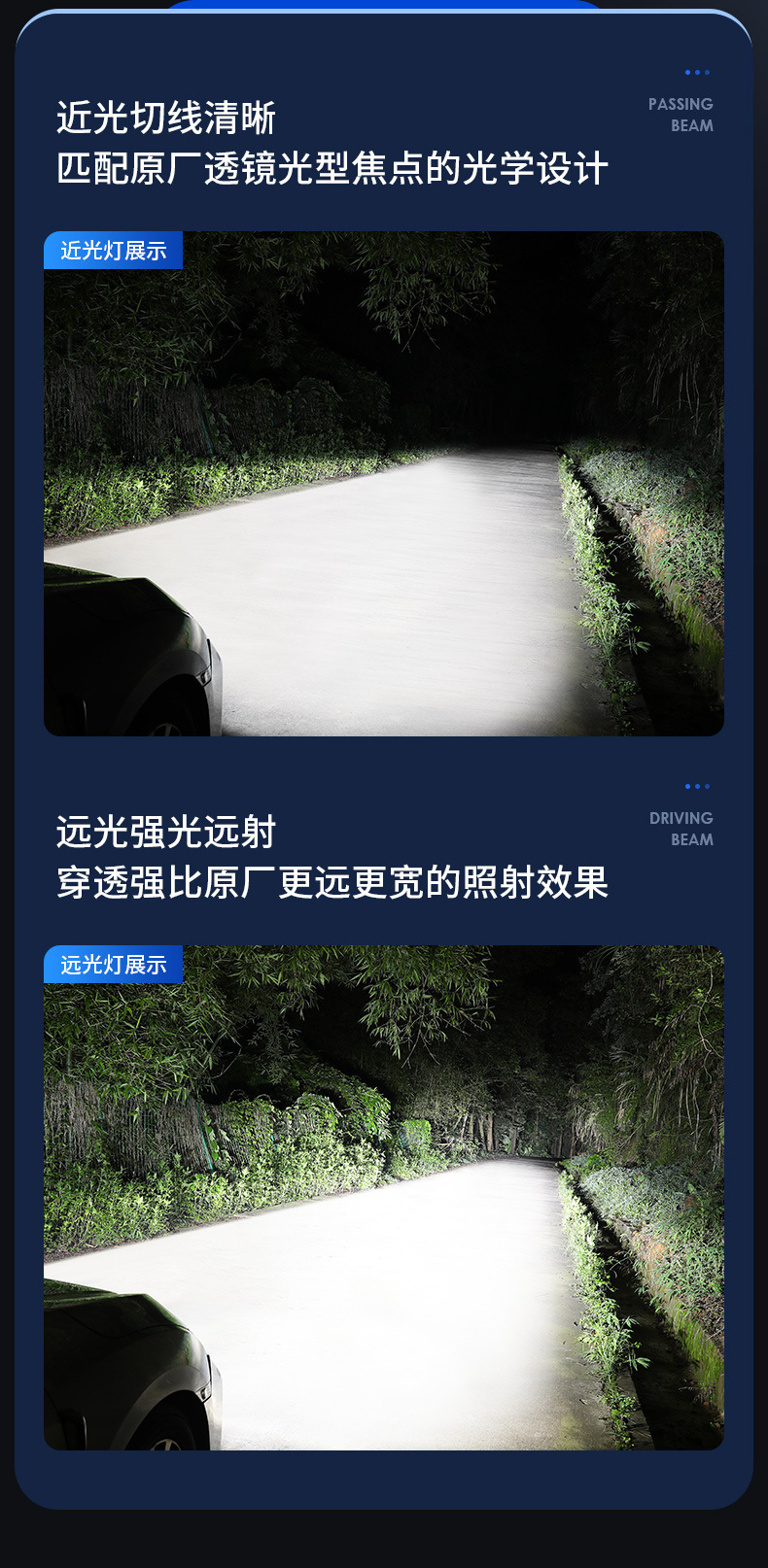 Cross-border high-power motorcycle LED headlight H4 modified super bright high/low beam 3570 for electric vehicles with superior road illumination