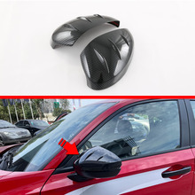 适用于22款十一代思域碳纤维后视镜罩倒车镜壳反光镜盖改装亮片贴