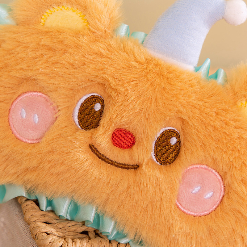 Cuscino da viaggio in memory foam butter bear con mascherina gatto_voghion.com