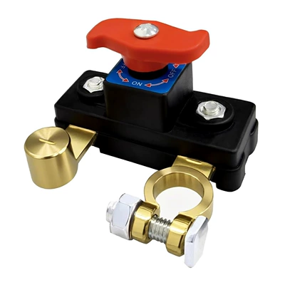 New car battery power-off switch 12v large truck power master switch 24v power-off clip for agricultural vehicles (Digər kuzov və aksesuarlar) - new-model-pure-copper-model