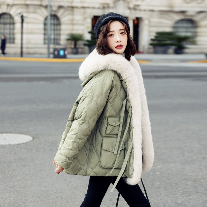 Winter velvet down jacket, duck down