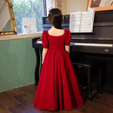 Детский наряд маленькой принцессы, платье девочки цветочницы, наряд для музыкальных выступлений, костюм, подарок на день рождения