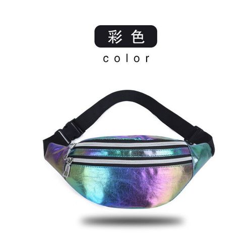 Clearance Lady Waist Bag, Rainbow Laser Fashion Waist Bag, Crossbody Phone Bag
