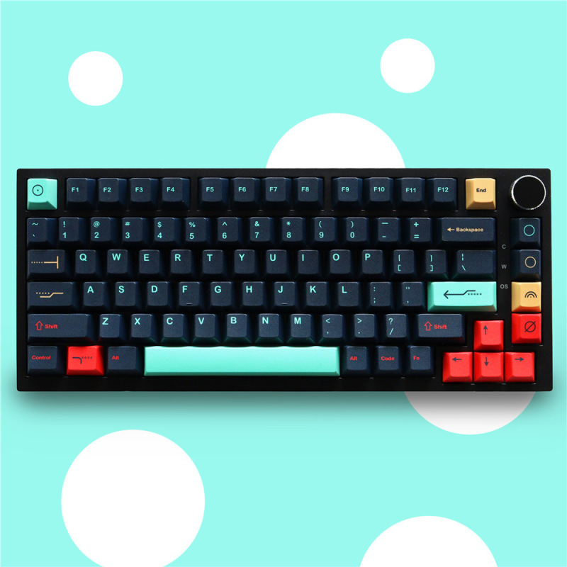 GMK Metropolis Metropolitan Keycap Original Height PBT Sublimation 129 Small Full Set Mechanical Keyboard Cap