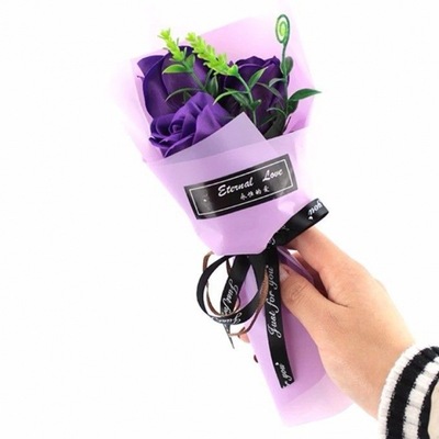 wholesale Soap flower rose Artificial flower Artificial Flower Women's Day Carnation soap Bouquet of flowers Stall up gift factory