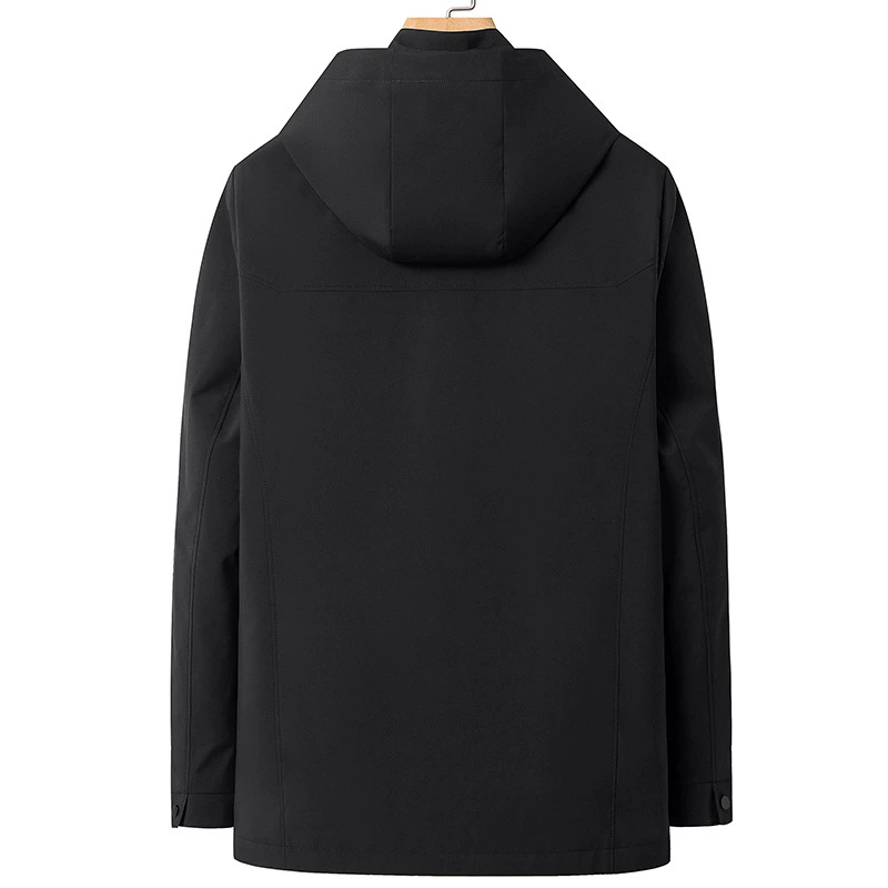 Пальто, осенняя съемная элитная куртка для отдыха, slim fit