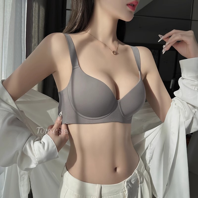Large Bust Minimizing Bra for Women, Gathers and Supports Side Breasts, Prevents Sagging, Full Coverage Seamless Bra, Plus Size Bra