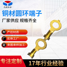 圆环高频冲压端子 黄铜圆环接线地环端子 定制连接器汽车接线端子