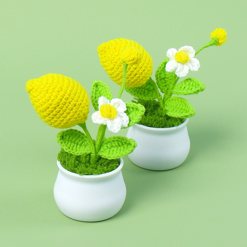 新款成品酸酸甜甜檸檬樹仿真綠植盆栽新年小清新家居桌面擺件禮物