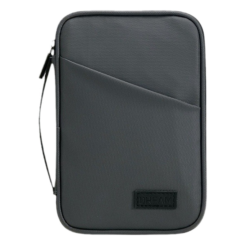 Bolsa de pasaporte de gran capacidad bolsa de almacenamiento de certificado multifuncional bolsa de almacenamiento de viaje impermeable de PU bolsa de certificado portátil antirrobo