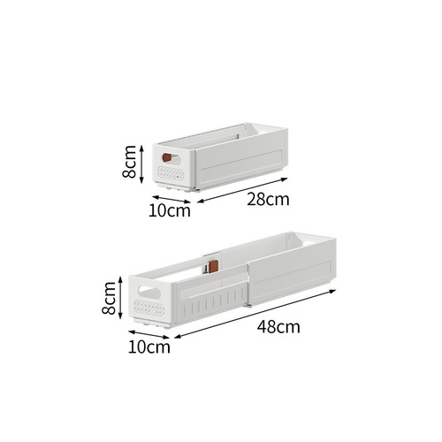 Expandable storage box large capacity clothing storage box household living room drawer-style plastic desk organizer box