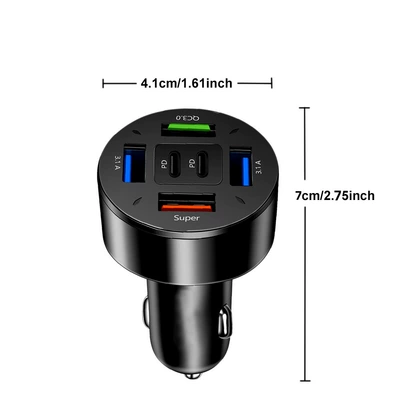 Charger Qc3.0 Car — Mobil şarj cihazları