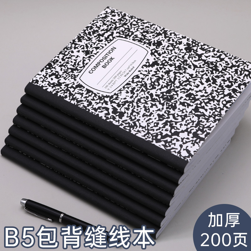 B5 Notebook Custom Printed Journal Record Book Planner Office Stitched Lined Notebook with Back Stitching