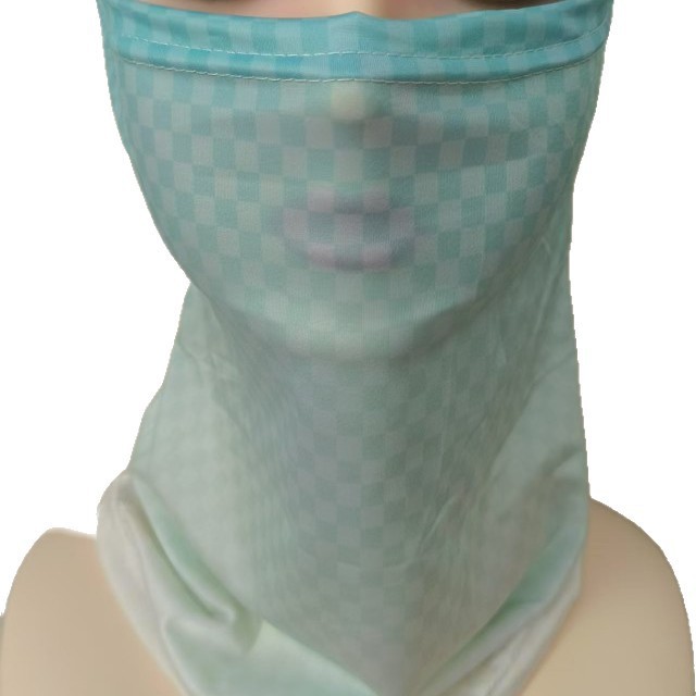 Women's Gradient Ice Silk Face Mask Breathable Uv Protection Veil_voghion.com