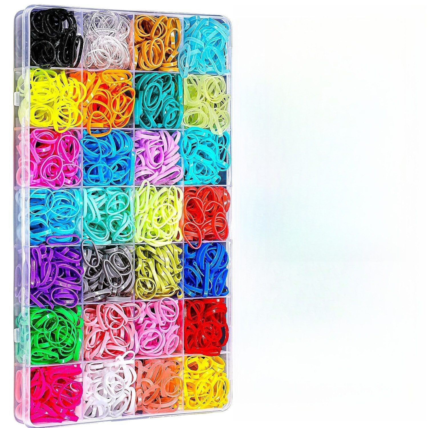 28색 일회용 고무밴드 [약 1600개]