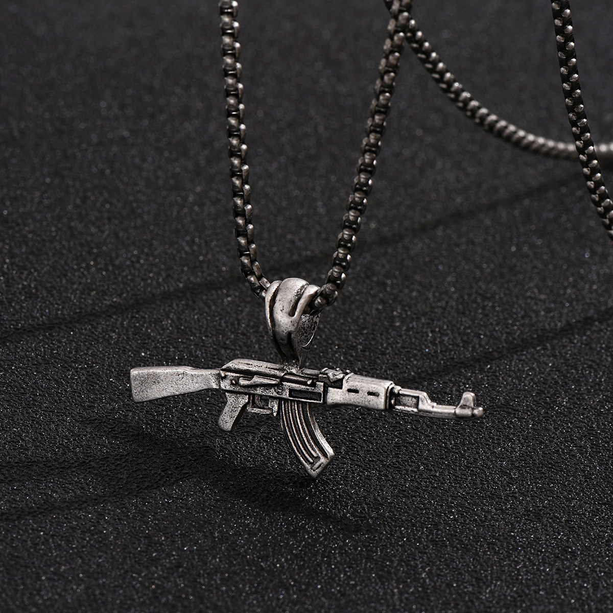 Ak47 Gun Pendant Necklace Fashion Jewelry For Men And Women_voghion.com