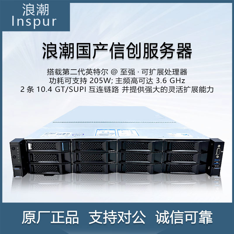 浪潮(INSPUR)NF5280M5机架式服务器10核 2.4GHz/128G/960G*2
