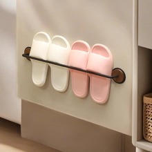 尔沫拖鞋架浴室免打孔卫生间置物架挂架家用收纳鞋子沥水架子挂钩