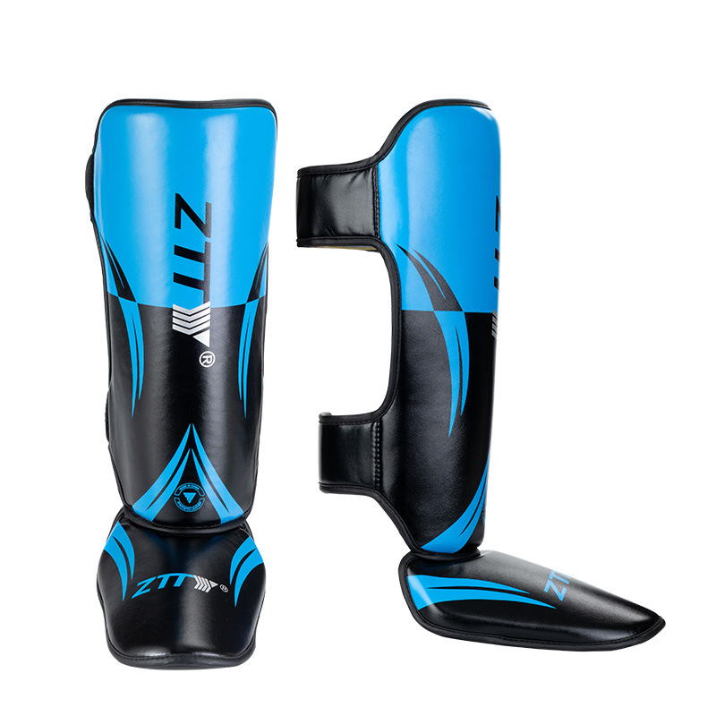 Protector de espinilla ZTTY para boxeo, entrenamiento, Muay Thai y Sanda, con protección para el empeine, al por mayor para fabricantes. image 6