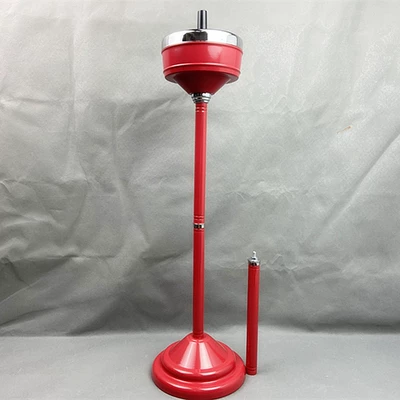 Car ashtray vertical rotating lid, stylish and - red