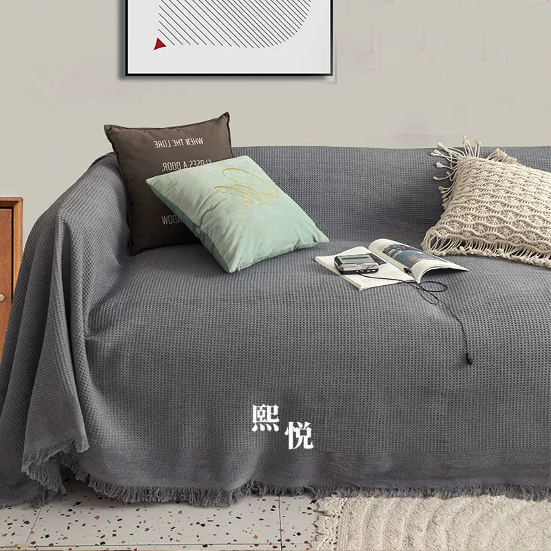 Cream beige non-slip sofa, internet celebrity