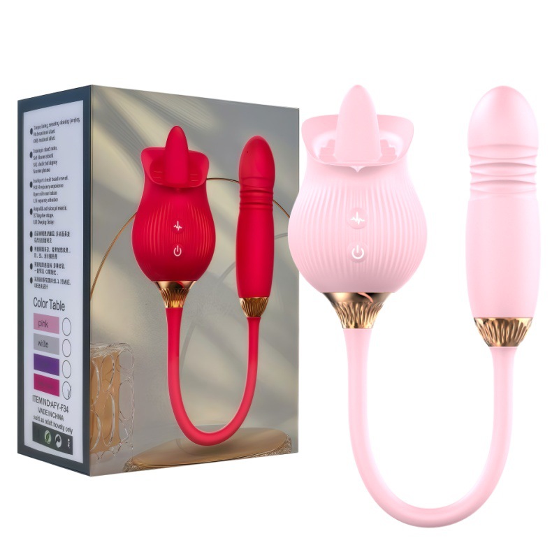 Explosión de la cabeza de la esclava, huevo, lengua, varilla de vibración, masturbadores femeninos, artículos sexuales para adultos image 17