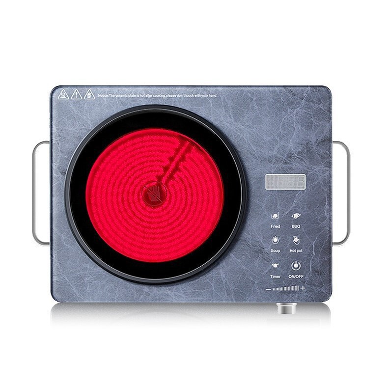 跨境电陶炉不挑锅家用光波炉智能大功率火锅炉220V/110V外贸工厂|undefined