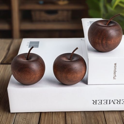 Factory Direct Supply of New Apple Diffuser Wood Home Office Fragrance Gifts Handy Gift Diffuser Wood Ornaments Decoration