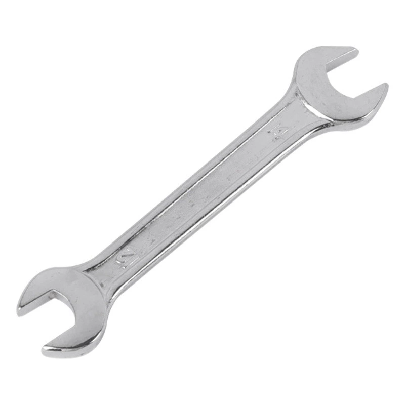 Прямые поставки с завода высокопрочного хромированного Ковочного гаечного ключа с открытым концом 8-24 двойной открытый хромированный зеркальный вилочный гаечный ключ