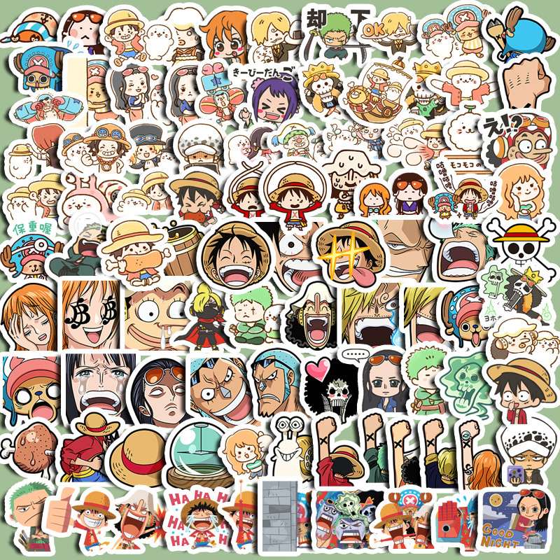 Cute Cartoon One Piece Luffy Sticker Luggage Sticker Thermos Sticker Waterproof Decorative Hand Account Computer Cute Cartoon One Piece Luffy Sticker Luggage Sticker Thermos Sticker Waterproof Decorative Hand Account Computer