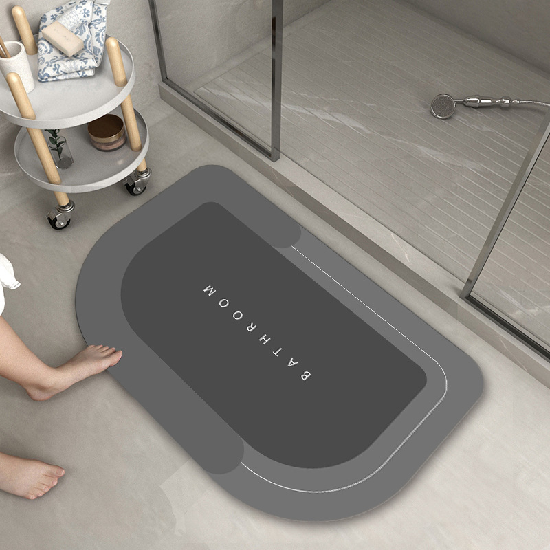 Super Absorbent Floor Mat in Use