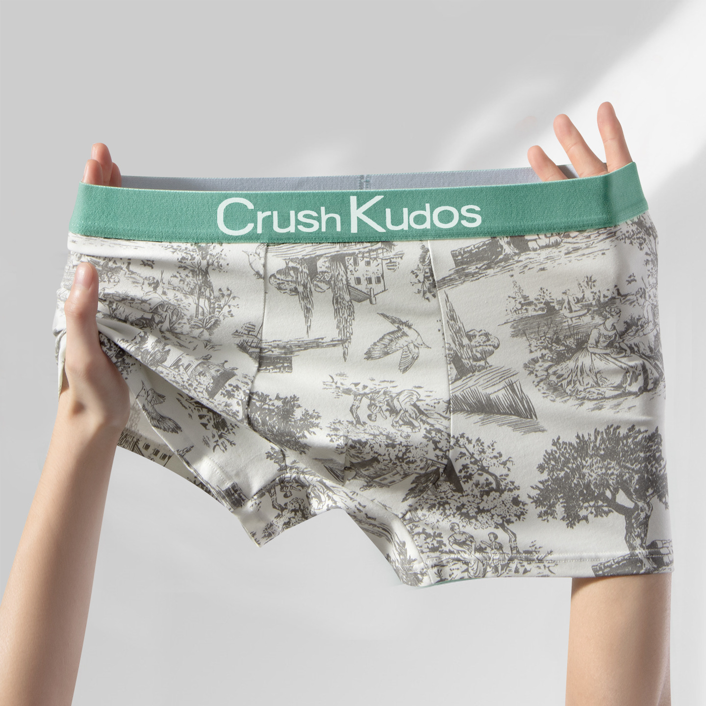 Pantalones íntimas de hombre algodón de seda de morera 7A antibacterianos 2025 nuevos pantalones cortos de ángulo plano transpirables para hombres