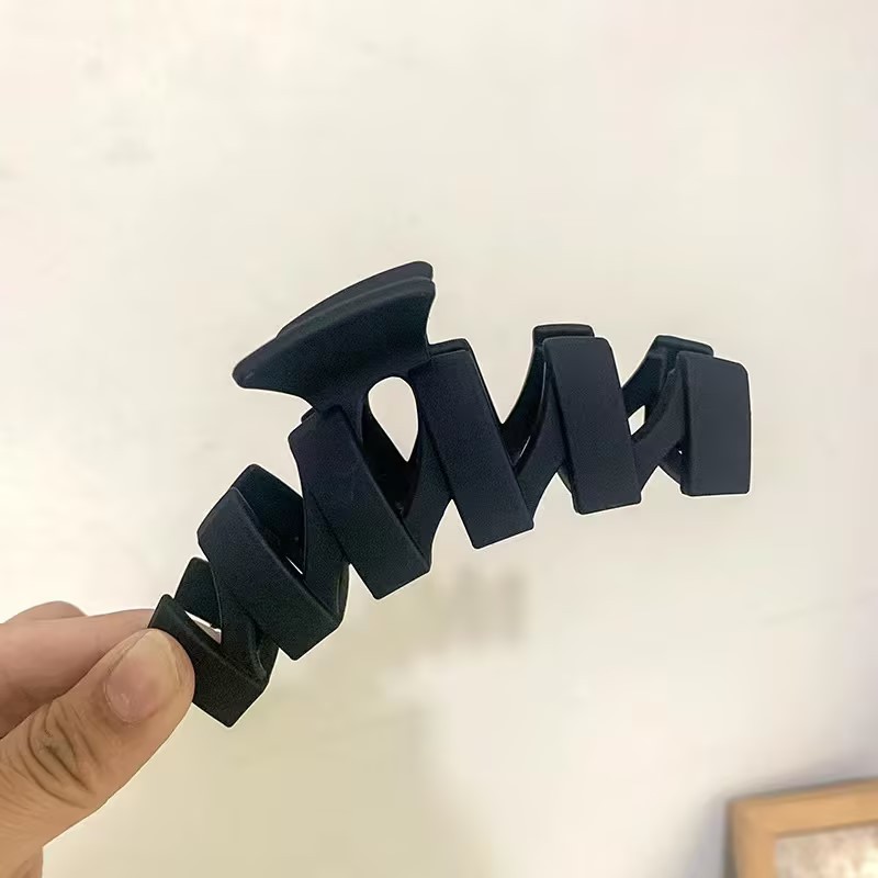 Pinza de pelo grande irregular de acrílico de estilo coreano elegante clip de tiburón grande updo clip de pelo nuevos accesorios para el cabello de alta calidad
