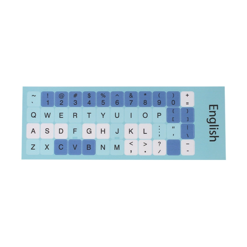 Keyboard protector stickers, multilingual waterproof, MacBook compatible, pastel colors