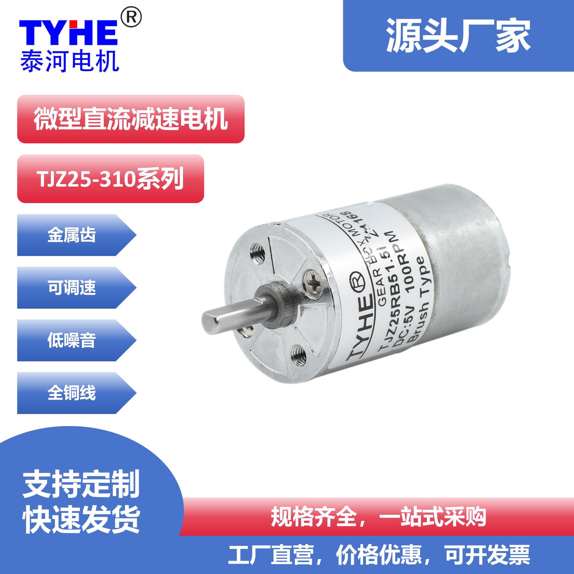 25GA310 영구 자석 마이크로 DC 감속 작은 모터 6V12V 작은 모터 낮은 소음 큰 토크 감속